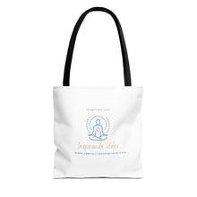 Load image into Gallery viewer, Inspirational Tote Bag for Mindfulness & Wellbeing | #InspiringLives #Wellbeing #MentalHealth